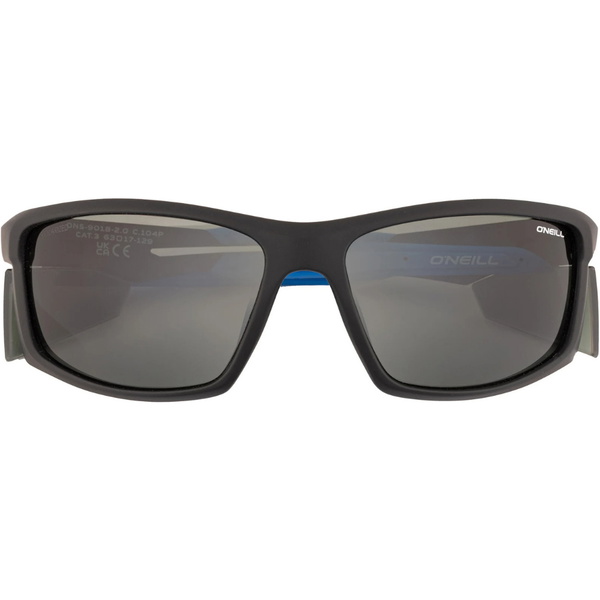 2026 O'Neill Mens Sunglasses 9018 ONS-9018-2.0-104P - Matte Black / Blue